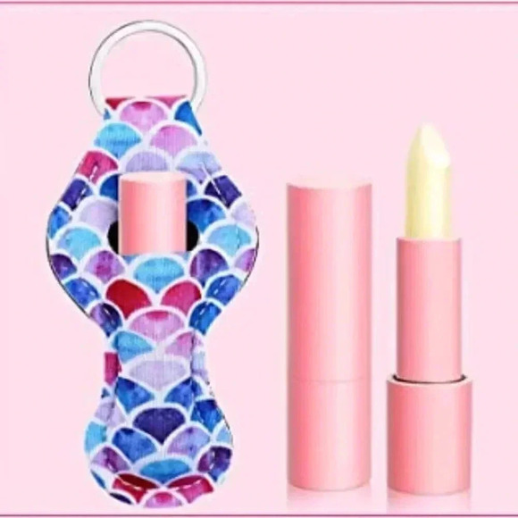 Chapstick/Lipstick Holder Keychain - Picture 1 of 5